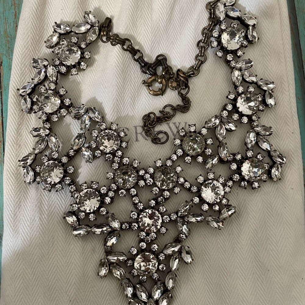 J. Crew Crystal Statement Necklace